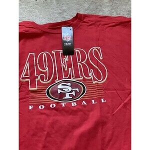 San Francisco 49ers Unisex Red Graphic T-Shirt 2 XL Short Sleeve Football Season